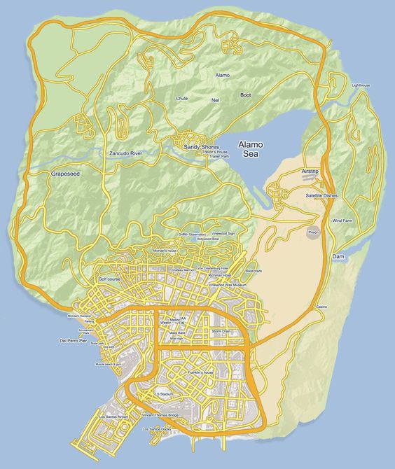 Mapa GTA V